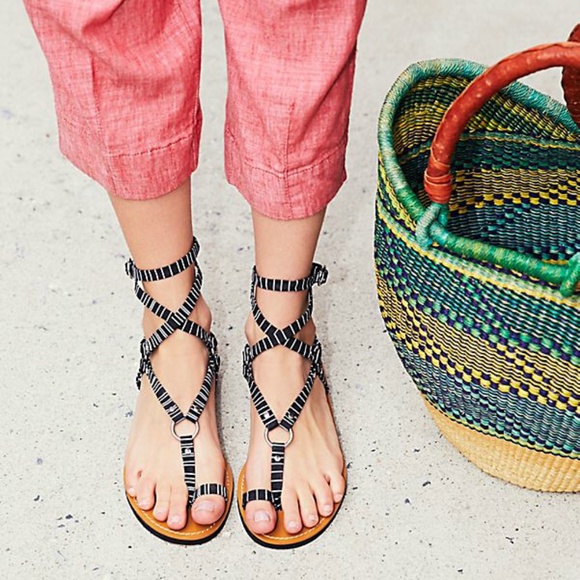 Free People Shoes - Free People Farylrobin Vegan Picnic Sandals Size 9